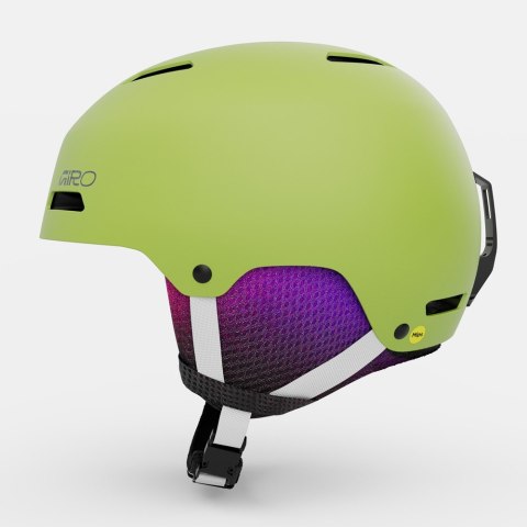 Kask zimowy juniorski GIRO CRUE MIPS matte fluorescent green roz. S (52-55.5 cm) (NEW 2025/2026) Kask zimowy juniorski GIRO CRUE MIPS matte fluorescent green roz. S (52-55.5 cm) (NEW 2025/2026)