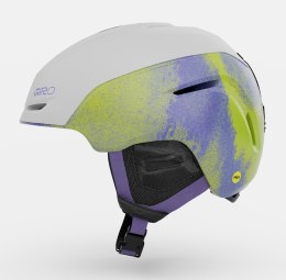 Kask zimowy juniorski GIRO NEO JR matte white fluorescent green roz. S (52-55.5 cm) (NEW 2025/2026)