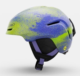 Kask zimowy juniorski GIRO SPUR MIPS matte fluorescent green mauve roz. M (55.5-59 cm) (NEW 2025/2026)