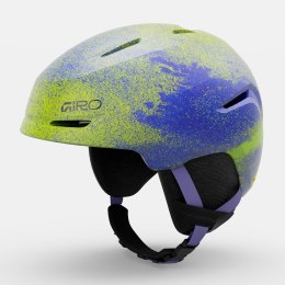 Kask zimowy juniorski GIRO SPUR MIPS matte fluorescent green mauve roz. XS (48.5-52cm) (NEW 2025/2026)