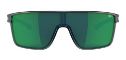 Okulary TIFOSI SANCTUM POLARIZED crystal smoke (1 szkło Green Mirror POLARYZACJA 14% transmisji światła) (NEW 2025) (PREMIERA: 2