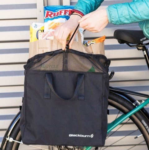 Torba na bagażnik BLACKBURN LOCAL GROCERY PANNIER black, wodoodporna, 16L (NEW 2025) Torba na bagażnik BLACKBURN LOCAL GROCERY PANNIER black, wodoodporna, 16L (NEW 2025)