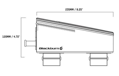 Torba na ramę BLACKBURN OUTPOST TOP TUBE BAG black, wodoodporna, 0,5L (NEW 2025) Torba na ramę BLACKBURN OUTPOST TOP TUBE BAG black, wodoodporna, 0,5L (NEW 2025)