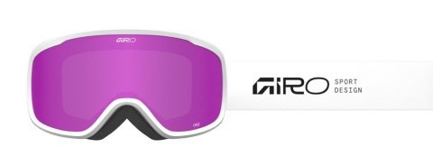 Gogle zimowe GIRO CRUZ WHITE STACKED (Szyba lustrzana kolorowa AMBER PINK 19-42% S2) (NEW 2025/2026) Gogle zimowe GIRO CRUZ WHITE STACKED (Szyba lustrzana kolorowa AMBER PINK 19-42% S2) (NEW 2025/2026)
