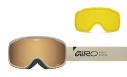 Gogle zimowe GIRO ROAM STONE STACKED (szyba AMBER GOLD 19-42% S2 + YELLOW 80-99% S0) (NEW 2025/2026)