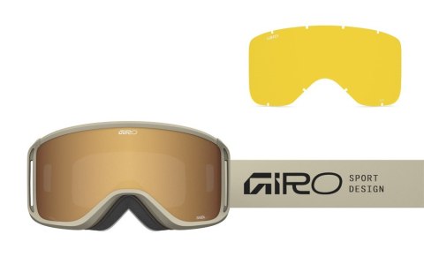 Gogle zimowe GIRO SAGEN STONE STACKED (szyba AMBER GOLD 19-42% S2 + szyba YELLOW 80-99% S0) (NEW 2025/2026) Gogle zimowe GIRO SAGEN STONE STACKED (szyba AMBER GOLD 19-42% S2 + szyba YELLOW 80-99% S0) (NEW 2025/2026)