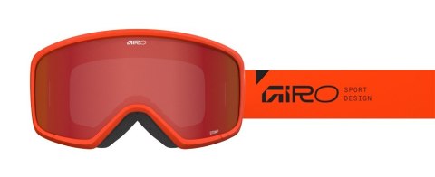 Gogle zimowe juniorskie GIRO STOMP ORANGE WORDMARK (szyba AMBER SCARLET 19-42% S2) (NEW 2025/2026) Gogle zimowe juniorskie GIRO STOMP ORANGE WORDMARK (szyba AMBER SCARLET 19-42% S2) (NEW 2025/2026)