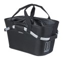 Kosz na tylny bagażnik BASIL CLASSIC CARRY ALL REAR BASKET MIK 22L MIK System (ready to go) solid black (NEW 2025)