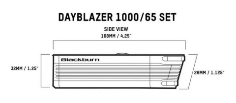 Lampka przednia BLACKBURN DAYBLAZER 1000 lumenów (NEW 2025) Lampka przednia BLACKBURN DAYBLAZER 1000 lumenów (NEW 2025)
