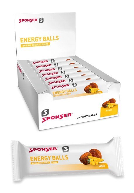 Przekąska SPONSER ENERGY BALLS Mango (pudełko 18szt x 45g) (NEW 2025) Przekąska SPONSER ENERGY BALLS Mango (pudełko 18szt x 45g) (NEW 2025)