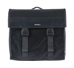 Sakwa miejska podwójna BASIL URBAN LOAD DOUBLE PANNIER BAG 48-53L, MIK System (ready to go), 100% wodoodporna, black/black (NEW 